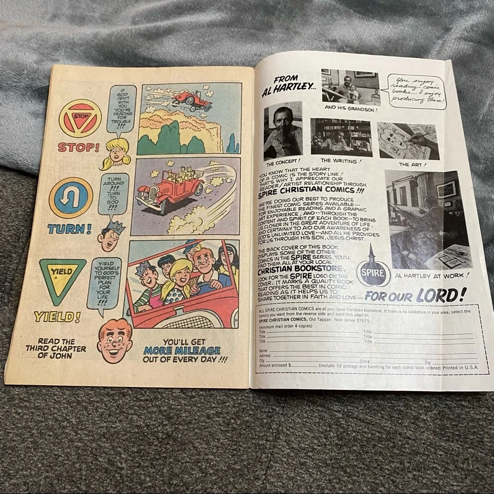 Vintage 1979 Spire Christian Comics “Archie’s Car” by Al Hartley - Picture 5 of 11